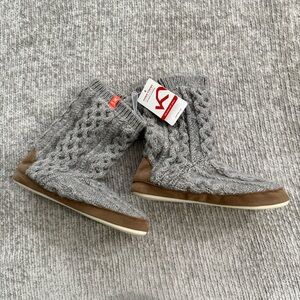 Kari Traa Molster Wool‎ Knit Slippers Gray EU 37 Cozy Nordic